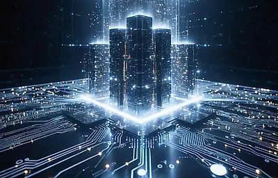 Team in einem professionellen Meeting