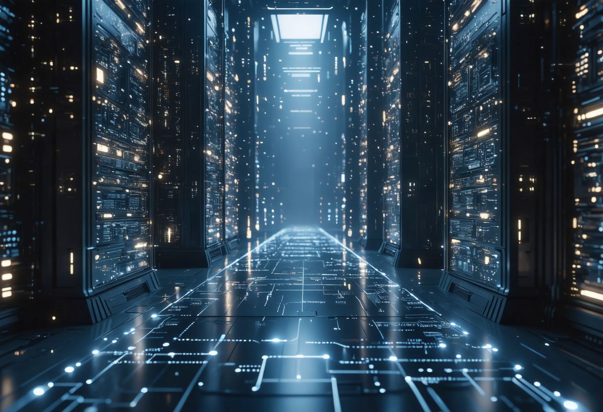 Rechenzentrum mit Server-Racks